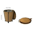 thumbnail image 5 of Portable Wastebasket Can Container Garbage Bin Folding Storage Round Bucket Camping Trash Can Easy Installation, 5 of 12