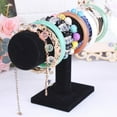 thumbnail image 2 of Rack Organizer Holder Velvet Jewelry Stand Display Bracelet Necklace Housekeeping & Organizers, 2 of 5