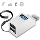thumbnail image 2 of Concentrador USB 3.0 de 3 puertos (2x USB 2.0 + USB 3.0), concentrador de datos para PC y otros dispositivos compatibles con USB 3.0 Ormromra 2033549-2, 2 of 8