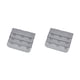 thumbnail image 3 of Sonducket Correa de extensión Sujetador extensor Hebilla 3 ganchos Ganchos transpirables Prácticos artículos íntimos de reemplazo 3 filas gris-plata 2piezas, 3 of 6