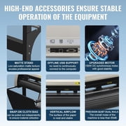 Vinyl Cutter 28/720mm, Cutting Plotter Machine with Signmaster Software & CDR, Vinyl Printer LCD Display Plotter Cutter with Floor Stand and Snap-on Cloth Bag for Design,Cut