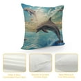 thumbnail image 4 of GOSMITH  Throw Pillow Covers Dolphin Cushion Covers Baiyun Cozy Decorative Pillow Cases for Bedroom Living Room Cushion Sofa Bed Couch, 4 of 5