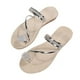thumbnail image 5 of Zapatos de verano con punta de clip para mujer Sandalias de playa informales con diamantes de imitación Wmkox8yii  ytu9315, 5 of 9