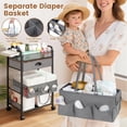thumbnail image 3 of Carrito de Almacenamiento Rodante Orzbow Baby Caddy con Cajón Gris de 4 Niveles, 3 of 7