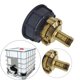 thumbnail image 4 of Adaptador de bolsa IBC, de agua, adaptador externo, adaptador de drenaje, IBC de rosca gruesa 20 mm Baoblaze Adaptador de tanque IBC, 4 of 8
