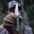 thumbnail image 2 of CIVIVI High Grass Field Knife Fixed Blade Knife with 1PC Black Lanyard, Black Kydex Sheath & T-Clip, Tactical Knife with 2.93" Satin Finished 14C28N Blade Green Canvas Micarta Handle C25084-2, 2 of 10
