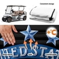 thumbnail image 5 of Yuyamidu 250th Anniversary American Flag Golf Cart Seat Covers for 2 Passenger Golf Cart Rear Seat Cover with Front Pockets Patriotic Golf Cart Seat Blanket, 5 of 7