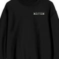 thumbnail image 2 of Bleach Renji & Snake Adult Black Crew Neck Long Sleeve Sweatshirt-Medium, 2 of 4