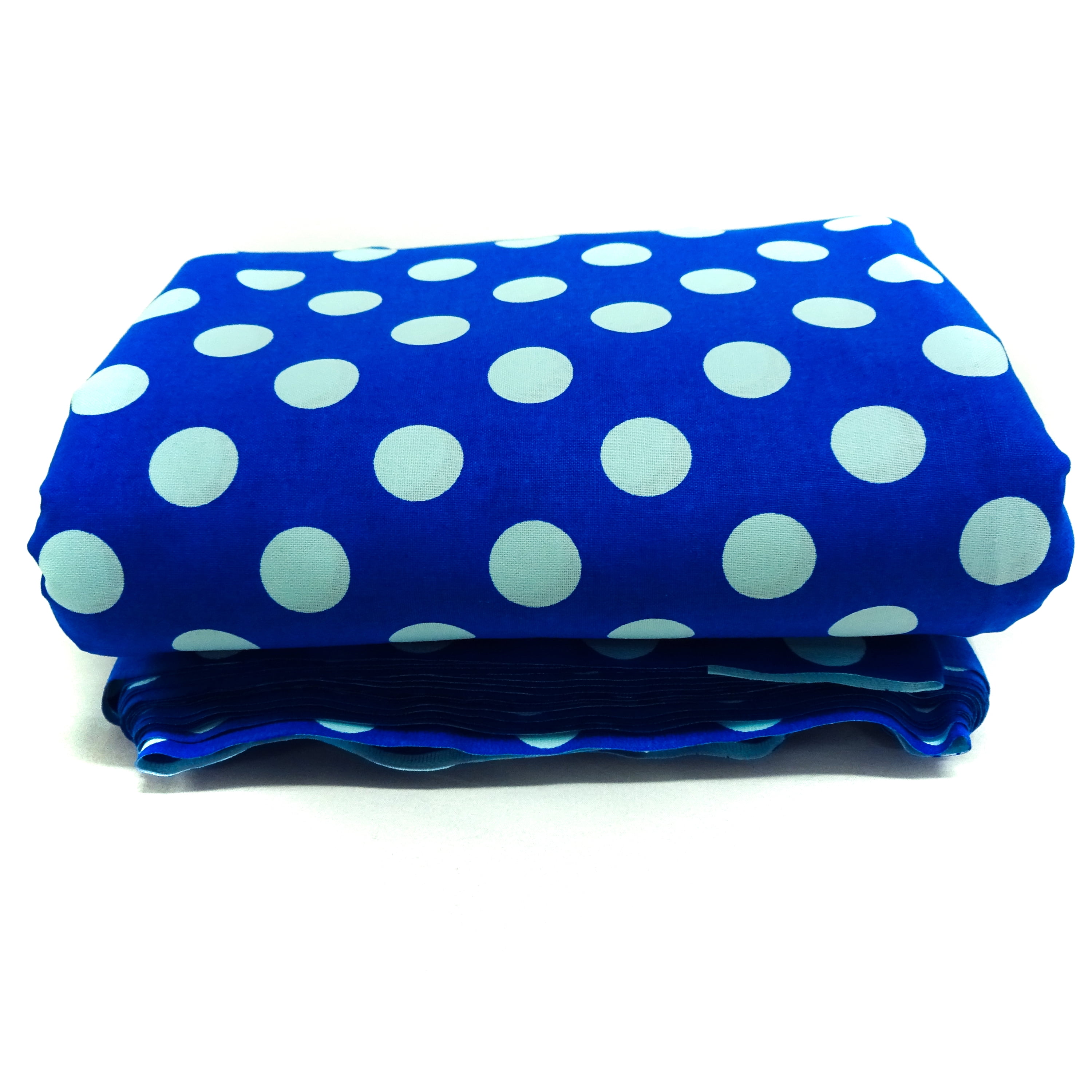Shason Textile 45" x 8 yd 100% Cotton Print Craft Fabric, Lapis and Aqua