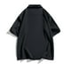thumbnail image 4 of pstuiky Mangas cortas para hombre, Sudadera con capucha de manga corta para hombre, estilo casual, holgada, con botones y manga corta camisetas de hombre xxl, 4 of 6