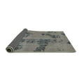 thumbnail image 2 of Ahgly Company Indoor Square Oriental Turquoise Blue Traditional Area Rugs, 6' Square, 2 of 4