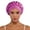Light Purple, variant on Ticikt Silk Bonnet for Sleeping Women Satin Bonnet Double Layer Satin Lined Hair Bonnet with Tie Band Curly Hair