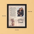 thumbnail image 5 of Friends Picture Frame with True Friend Poem, Bestie Keepsake Gift, 5 of 8