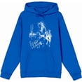 thumbnail image 4 of Wild West Adventure Adult Blue Long Sleeve Hoodie-Large, 4 of 6