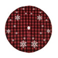 thumbnail image 2 of Xuniizn Christmas Tree Skirt Red 100%Polyester Tree Skirts for Xmas Decor, Party Festive Merry Christmas Decorations for Home, 2 of 6