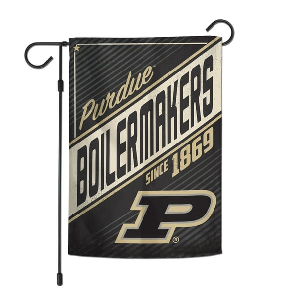 WinCraft Purdue Boilermakers 12" x 18" Throwback Logo Double-Sided Garden Flag