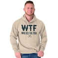 thumbnail image 5 of WTF Where's the Fish Fisherman Funny Hoodie Hooded Sweatshirt Men Brisco Brands L, 5 of 5