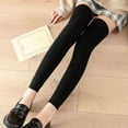 thumbnail image 3 of Ruanlalo 1 Pair Velvet Knee Socks Warmth Protection Thick Autumn Lady Wear-resistant Over-the-Knee Sleeves for Cold Winter, 3 of 6