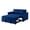 Blue, variant on Gewnee 55" Sofa Bed, Convertible Sleeper Sofa & Pull Out Couch, 3-in-1 Velvet Loveseat with Adjustable Backrest and Storage Pocket, Black
