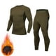 thumbnail image 1 of Conjuntos de ropa interior térmica para hombre, de manga larga y pantalones gruesos sólidos, ajustados y cálidos, para deportes al aire libre, top y pantalones de poliéster para hombre, 1 of 7