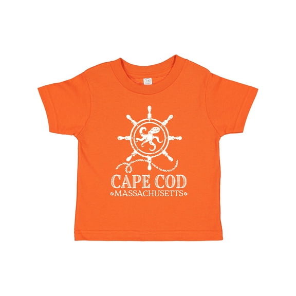 Inktastic Cape Cod Massachusetts Nautical Boys or Girls Toddler T-Shirt