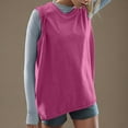 thumbnail image 2 of GERsome Women's Workout Tops Athletic Crewneck Tank Tops Sleeveless Solid Color Loose Fit Yoga Running Gym Tee Shirts for Women, 2 of 9