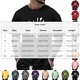 thumbnail image 2 of Tops para hombre, blusas y camisas de manga corta con cuello redondo para hombre, camisetas casuales con estampado de moda para hombre, blusa de manga corta, blusa de poliéster para hombre., 2 of 4