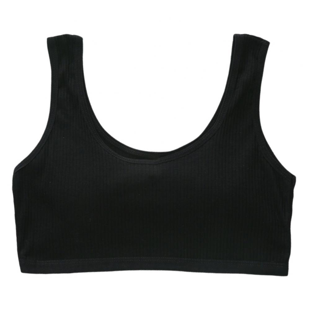 Girls' Seamless Training Sports Bra Cotton Wireless Vest Design Sport