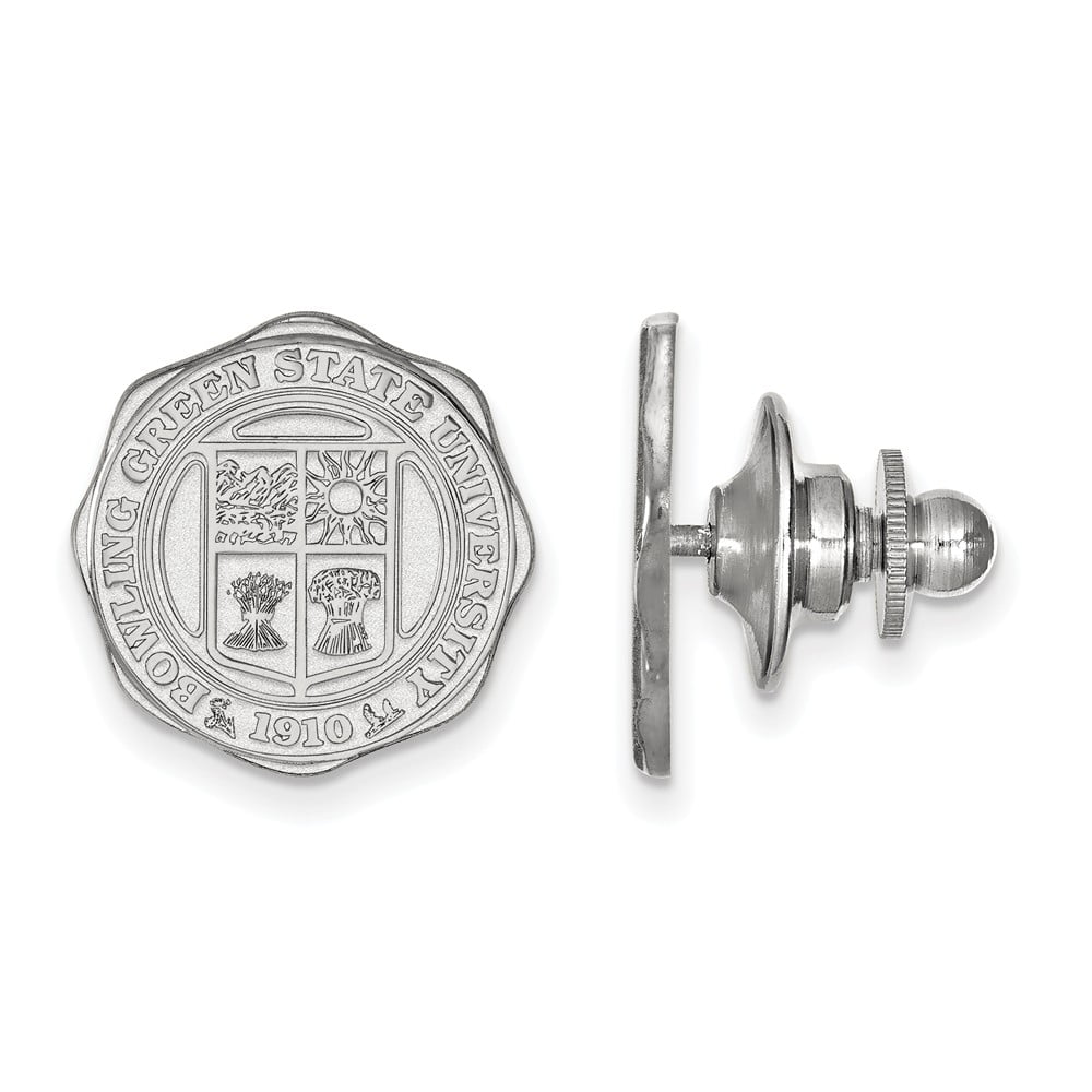 Solid 925 Sterling Silver Eastern Michigan University Crest Cuff Link 15mm x 15mm
