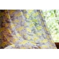 thumbnail image 2 of Floral Tulle Curtains with Rod Pocket, Daffodil Petals in Contrast Tones Flourishing Floret Nostalgic Eastern Print, Sheer Drape for Wedding Party 2 Panels, 7 Sizes, Yellow and Grey, by Ambesonne, 2 of 3
