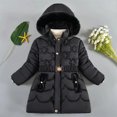 thumbnail image 2 of Hpgjzj Girl Winter Dress Coats Hooded Fleece Jacket Warm Outwear Waterproof Heavy Parka, 2 of 4