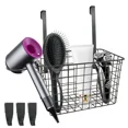 thumbnail image 1 of ZYNERY  Cestas de almacenamiento para almacenar herramientas de modelado como secadores de pelo y barras de pelo rizado, Se puede instalar detrás de la puerta o en la pared, 1 of 7