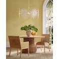thumbnail image 2 of Currey And Company 7000-0882 Santos 20" Wide Mahogany, Rattan Dining Chair - Sea Sand /, 2 of 7