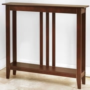 Narrow Entryway Wood Console Accent Table