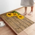 thumbnail image 4 of Sunflower Kitchen Decor Kitchen Rugs Set of 2 Rustic Kitchen Mats Rugs Non Skid Washable Anti Fatiguee Farmhouse Style Doormat Carpet for Bedroom Bathroom Living Room 19.7x31.5in+19.7x47.2in, 4 of 6