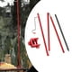 thumbnail image 3 of Poste de lámpara plegable para de camping, soporte de clip de lámpara de linterna portátil y liviano con abrazadera para picnic, senderismo, pesca, , de abrazader 1 Macarena soporte de linterna al aire libre, 3 of 8