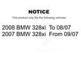 thumbnail image 2 of Transit Auto Front Rear Disc Brake Rotors and Semi-Metallic Pads Kit for Car BMW 328xi K8F-101351, 2 of 11