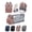 Pink ash, variant on Convertible Diaper Bag Backpack with Changing Station, 6 Colors 900D Waterproof Multi-Function Baby Bag with USB Charging Port