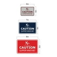 thumbnail image 6 of Signs ByLITA Classic Framed Caution: Slippery When Wet Door or Wall Sign Easy Installation | Health And Safety | Building And Warning Sign (Brushed Silver) - Medium, 6 of 8