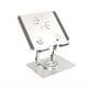 thumbnail image 5 of Soporte de soporte hueco para tableta de 4,7 a 12 pulgadas para iPad/iPhone 14 (plata), 5 of 5