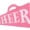 Pink, variant on Delight Jewelry Acrylic Red Cheer Megaphone - Goldtone Class of 2026 Affirmation Ring Necklace, 23"