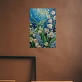 thumbnail image 5 of WERPE Spring Lily of The Valley Starry Sky Oil Paint Floral Wall Decor 8*12in 8x12in, 5 of 7