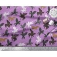 thumbnail image 3 of Soimoi Cotton Voile Fabric Unicorn Animal Decor Fabric Printed Yard 56 Inch Wide, 3 of 3