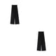 thumbnail image 4 of Jumpingount Pantalones rectos de pierna ancha para mujer de otoño, pantalones de cintura alta de diseño Simple de estilo informal para eventos de Type4 NO4, 4 of 6