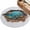 Blue, White, Orange, variant on Round Rugs 4Ft, 3D Ocean Round Area Rug Washable Indoor Throw Carpet, Modern Abstract Nature Optical Illusion Underwater Soft Non Slip Circle Rug for Kitchen Nursery Room Home Decor Aesthetic
