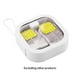 thumbnail image 2 of Advancent Caja de almacenamiento de pinzas para el cabello con caja de almacenamiento de plástico ABS compacta y delicada de fácil y cómodo Almacenamiento y organización del hogar Blanco, 2 of 6