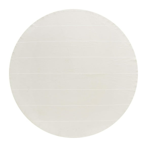 Better Homes & Gardens Stripe Tablecloth 70" Round - Beige - 100% Cotton