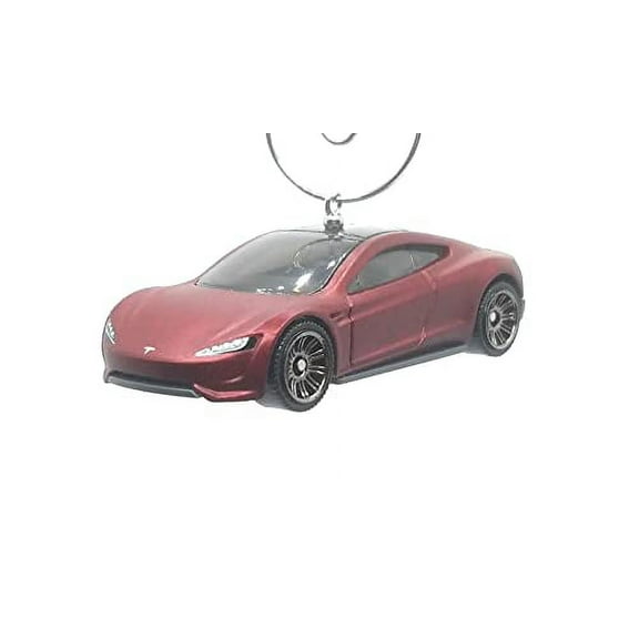 Christmas Ornament for 2020 Tesla Roadster Red