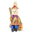 thumbnail image 4 of Gardenised 26 Inch Outdoor Set Featuring Boy and Girl Garden Decoration Scarecrow, Seated on Hay Bales Perfect for Adding a Festive Touch to Your Halloween Decorations, Fall or All Time Season, 4 of 7