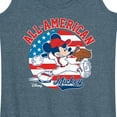 thumbnail image 3 of Disney - Americana - Mickey Americana Baseball - Women's Racerback Tank Top, 3 of 5